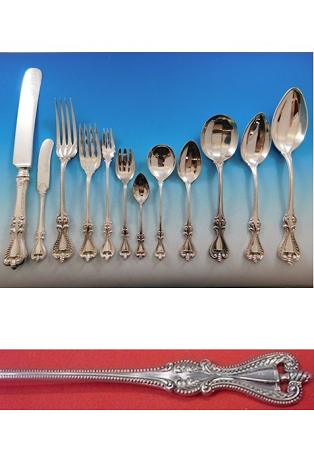 Old Colonial by Towle Sterling Silver Flatware Set for 12 Service 144 pcs Dinner